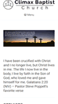 Mobile Screenshot of climaxbaptist.com